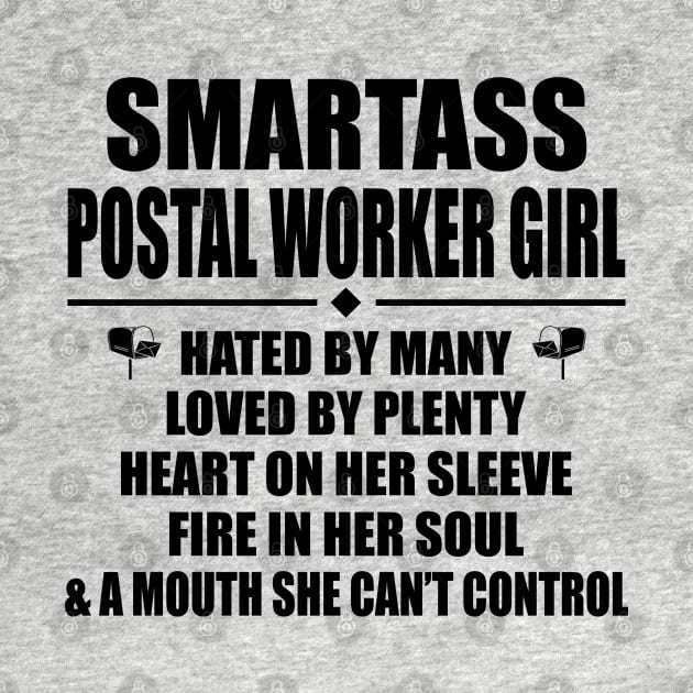 Smartass Postal Worker Girl by janayeanderson48214